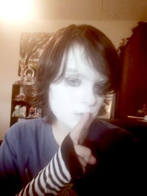 Lipstick! I look slightly better.